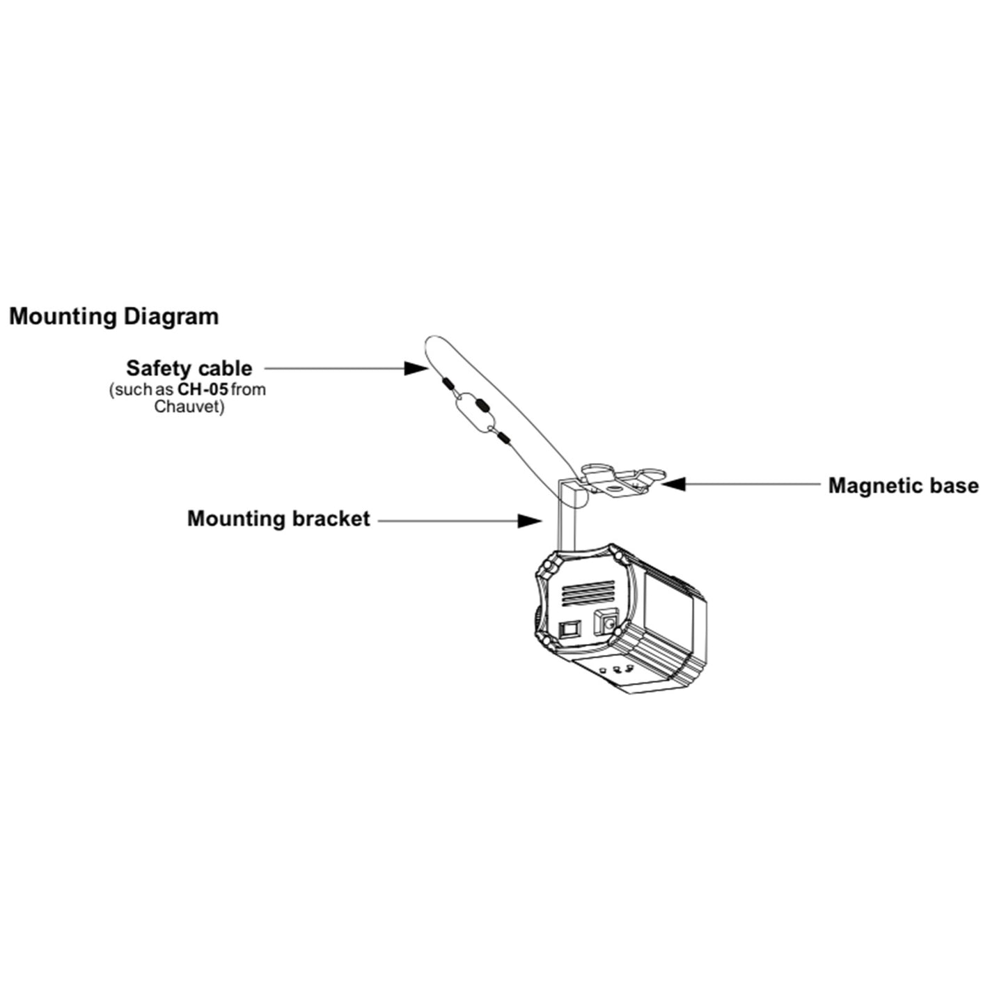 Chauvet DJ CH-05 Safety Cable