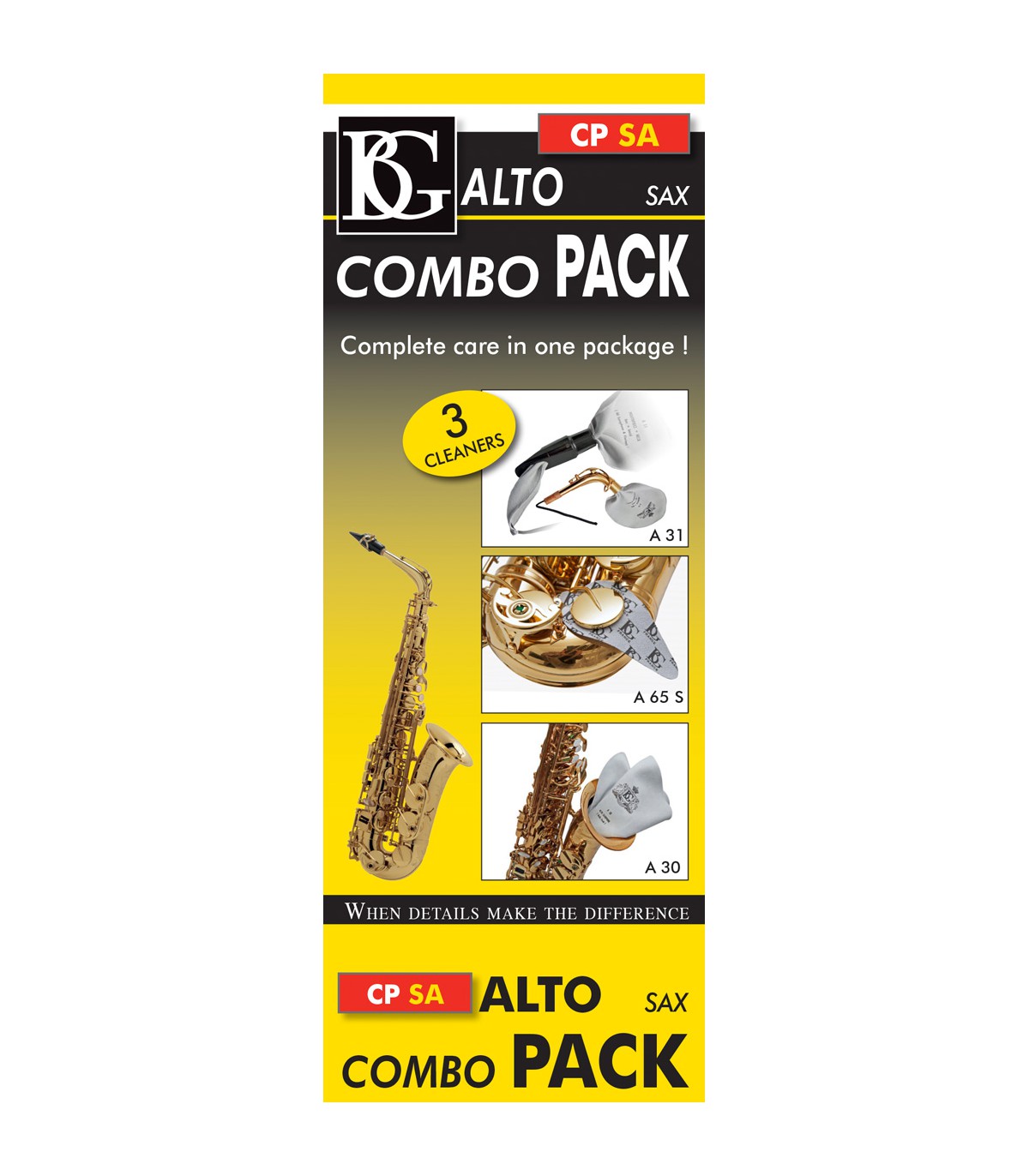 BG France Combo Pack For Alto Sax - CPSA