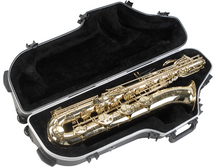 Load image into Gallery viewer, SKB Baritone Sax Case with Wheels SKB-455W