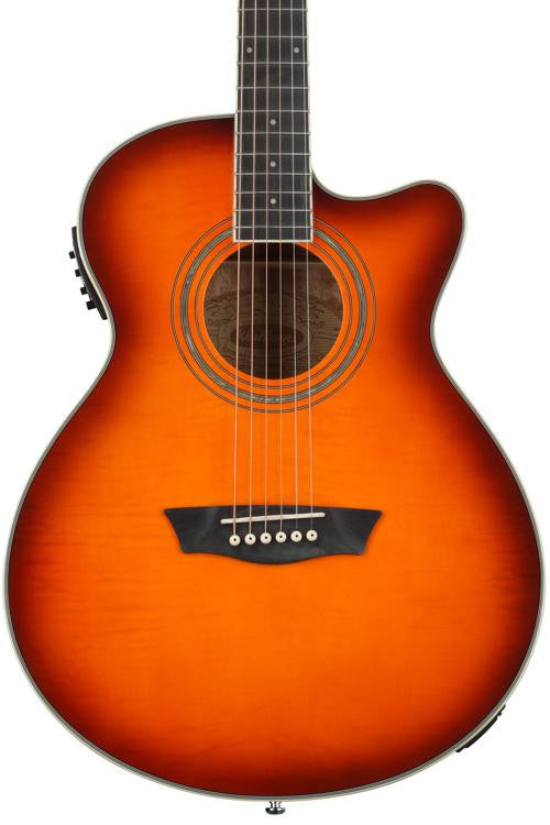 Washburn acoustic electric on sale cutaway guitar