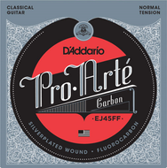 D'Addario Pro-Arte Carbon, Dynacore Basses, Normal Tension Classical Guitar Strings - EJ45FF