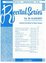 FANTASY PIECE OP. 73, No. 1 BY: ROBERT SCHUMANN - ARRANGED BY: HIMIE VOXMAN FOR Bb CLARINET W/ PIANO ACCOMPANIMENT