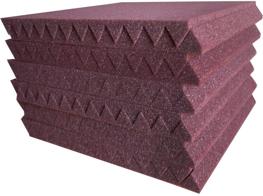 ACOUSTIC PANELS STUDIO FOAM 1" X 12" X 12"