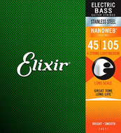 Elixir Stainless Steel Nanoweb 5-STRING Bass Guitar Strings