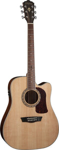 Washburn Heritage 10 Series Dreadnought Cutaway Acoustic/Electric Guitar - HD10SCE