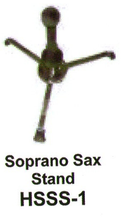 Load image into Gallery viewer, HollywoodWinds Soprano Saxophone Stand - HSSS-1
