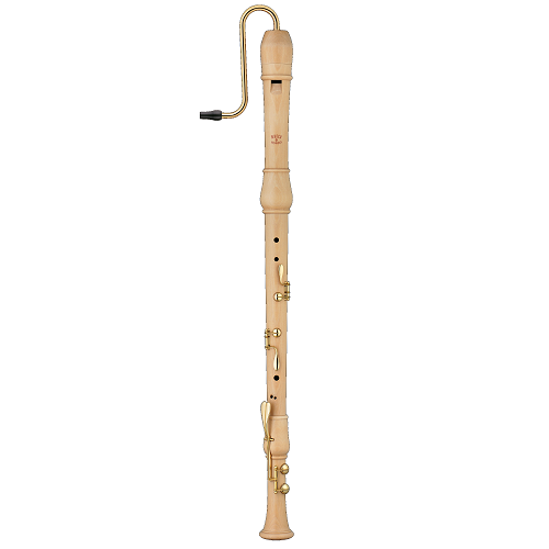 Moeck Flauto Rondo Maple Bass Recorder W/ Double Keys - 2520