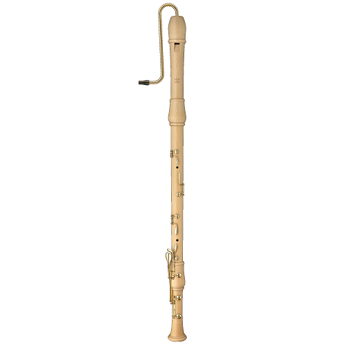 Moeck Flauto Rondo Maple Great Bass Recorder W/ Triple Keys - 2620