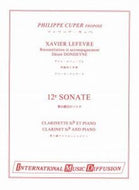 12th Sonate for Bb Clarinet and Piano by: Xavier Lefevre