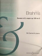 Sonata In E Flat, Op. 120, No. 2 For Clarinet and Piano by Johannes Brahms