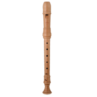 Moeck Rottenburgh PEARWood, Curved WINDWAY, 3 PIECE, Double Hole Soprano Recorder - 4202