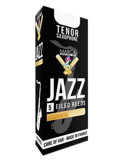 Marca JaZZ Filed Tenor Sax Reeds - 5 Per Box
