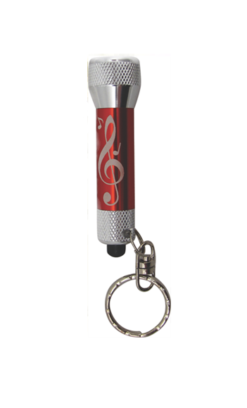 AIM GIFTS Keychain Flashlight G-CLEF ENGRAVED - K3858