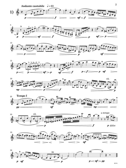 Rose 32 Etudes for Clarinet - RIV8