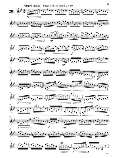 Rose 32 Etudes for Clarinet - RIV8