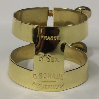 Bonade Inverted Baritone Sax Lacquered Ligature- 2256UG