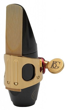 BG France Soprano Sax Ligature Duo Gold Lacquered - LDS0