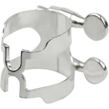 Load image into Gallery viewer, Rico Silver Plated Bb Clarinet H-Ligature &amp; Plastic Cap - HCL1S