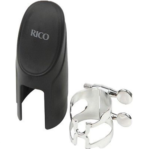 Rico Silver Plated Bb Clarinet H-Ligature & Plastic Cap - HCL1S
