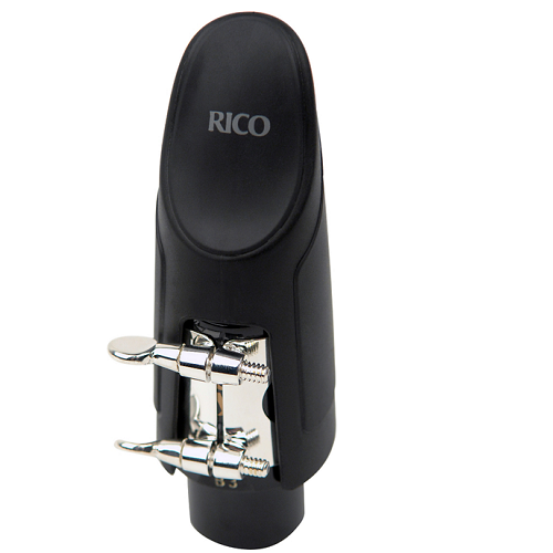 Rico Silver Plated Alto Sax H-Ligature with Plastic Cap - HAS1S