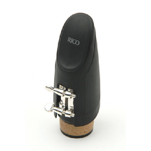 Load image into Gallery viewer, Rico Silver Plated Bass Clarinet H-Ligature &amp; Cap for Selmer-Style Mouthpieces - HBC1S