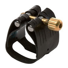 Load image into Gallery viewer, Rovner Tenor Sax Dark or Light Ligature &amp; Cap for Hard Rubber Mouthpieces