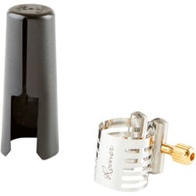 Load image into Gallery viewer, Rovner Platinum Ligature for Hard Rubber Baritone Sax Mouthpieces - P-3R