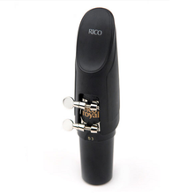 Load image into Gallery viewer, Rico Baritone Sax Nickel Plated Ligature with Cap - RBS1N