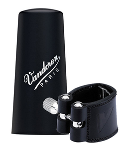 Vandoren Bb Clarinet Leather Ligature & Plastic Cap - LC21P