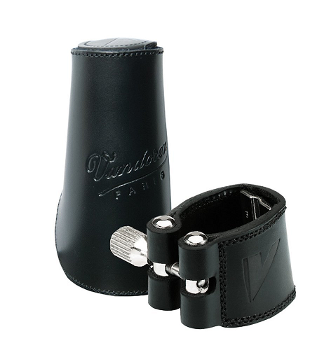 Vandoren Eb Clarinet Ligature & Cap Leather LC22L