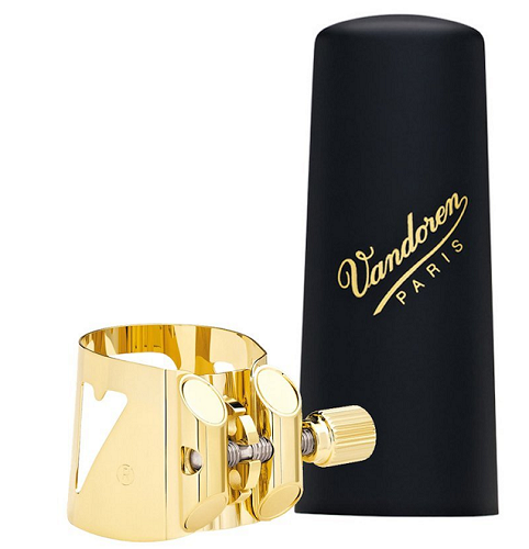 Vandoren Optimum Tenor Sax Gold Plated Ligature for Rubber Mouthpieces - LC08P