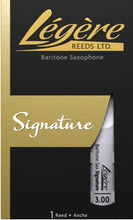 Load image into Gallery viewer, Legere Baritone Saxophone Signature Reeds - 1  Synthetic Reed