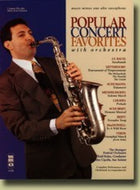 Music Minus One Alto Sax - Popular Concert Favorites with Orchestra - 4126