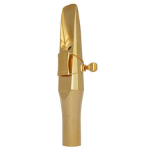 Load image into Gallery viewer, Brancher Baritone Sax Gold Plated Mouthpiece with Gold Plated Ligature