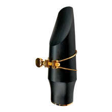 Load image into Gallery viewer, Brancher Hard Rubber Alto Saxophone Mouthpiece with Gold Plated Ligature