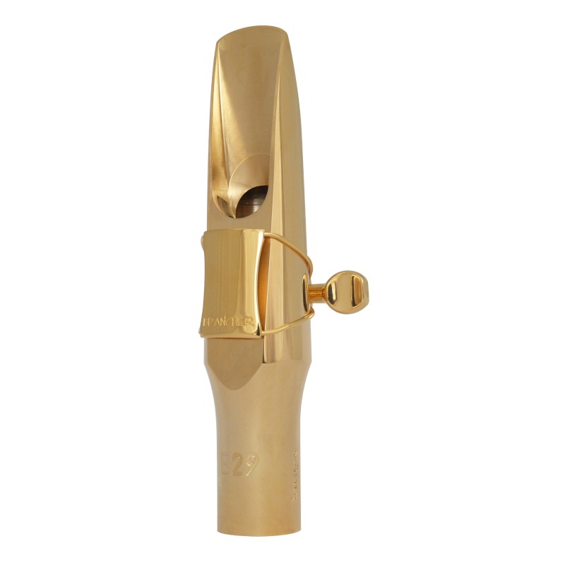 Brancher Gold Plated Tenor Sax Mouthpiece W/ Gold Plated Ligature