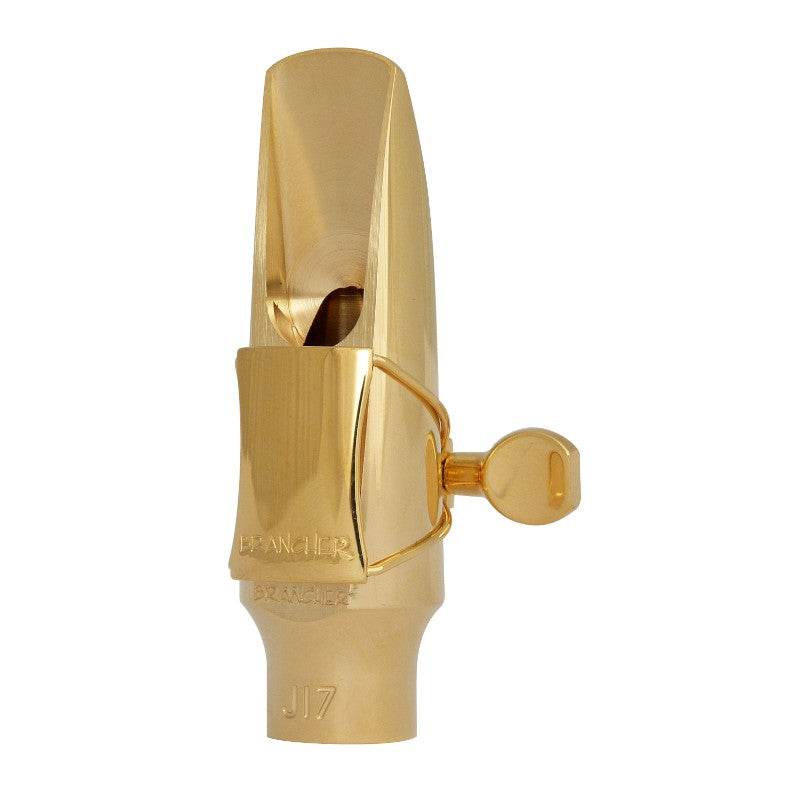 Brancher Gold Plated Soprano Sax Mouthpiece W/ Gold Plated Ligature