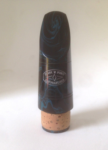 Clark W Fobes 10K Series Bb Clarinet Mouthpiece - Blue Marbled