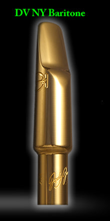 Jody Jazz DV NY Baritone Sax Gold Plated Mouthpiece