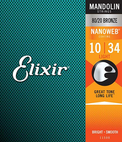 Elixir 80/20 Bronze Mandolin Strings