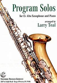 PROGRAM SOLOS FOR ALTO SAX  - 414-41065