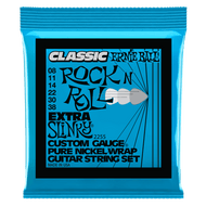 Ernie Ball Extra Slinky Classic Rock N Roll Pure Nickel Wrap Electric Guitar Strings - 8-38 Gauge