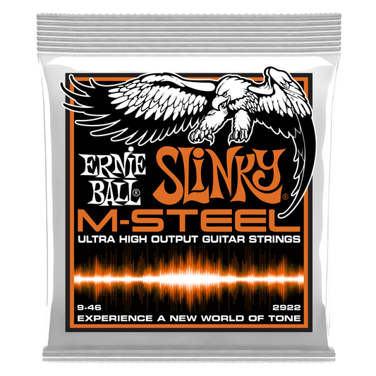 Ernie Ball Hybrid Slinky M-Steel Electric Guitar Strings - 9-46 Gauge