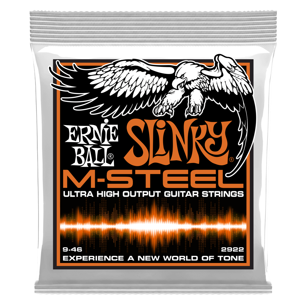 Ernie Ball Hybrid Slinky M-Steel Electric Guitar Strings - 9-46 Gauge