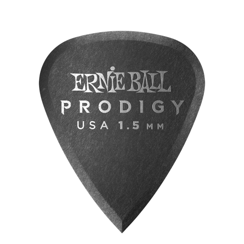 Ernie Ball 1.5mm Black Standard Prodigy Picks 6-pack