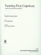 25 Caprices and an Atonal Sonata for Saxophone - B351