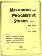 HITE MELODIOUS & PROGRESSIVE STUDIES FOR OBOE BK 1 - B380