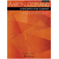 Aaron Copland Concerto for Clarinet & String Orchestra Book