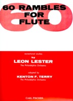 LESTER 60 RAMBLES FOR FLUTE - FL4686