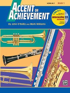 Accent On Achievement:  Horn In F, Book 1